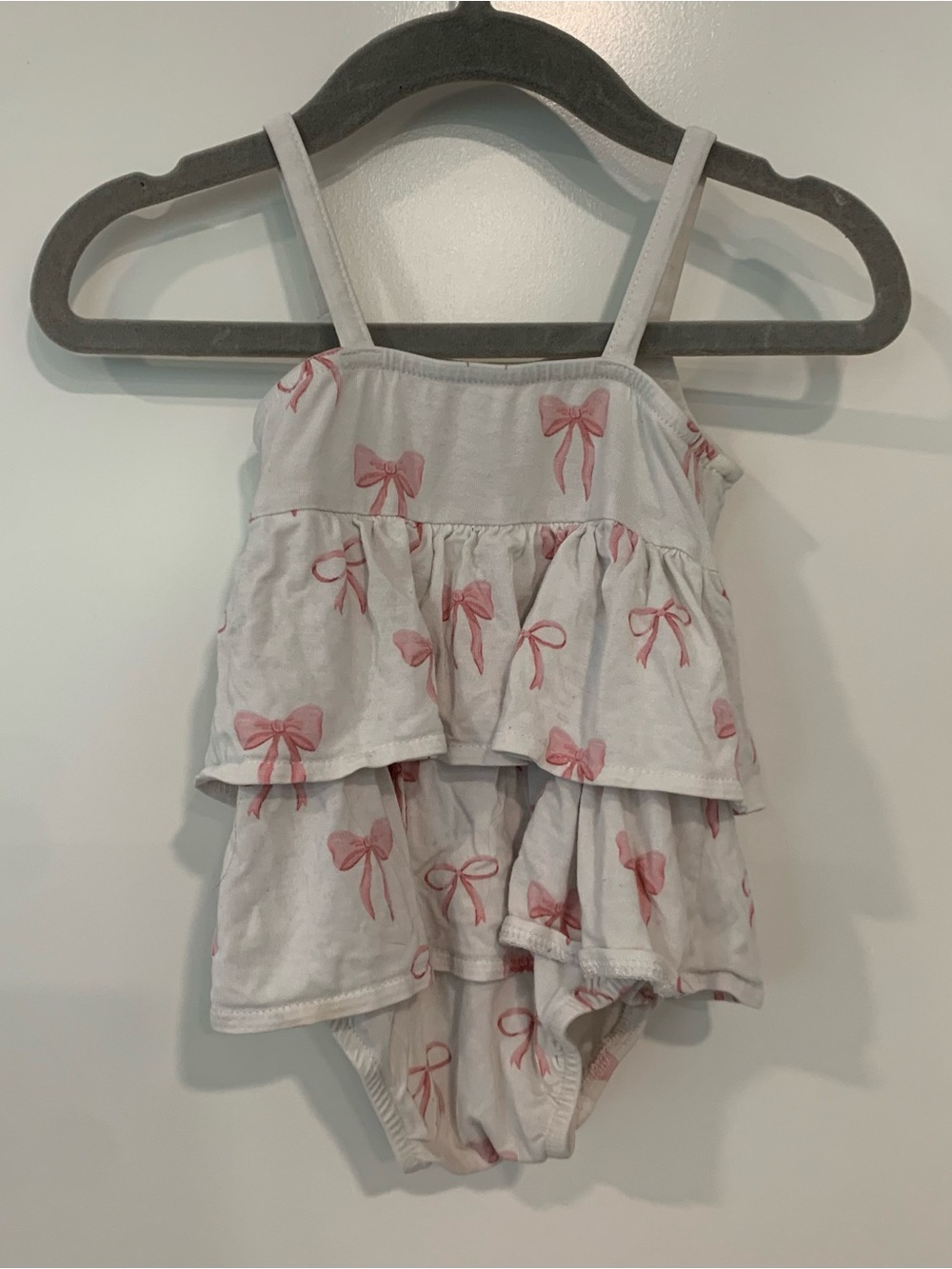 Kyte Baby Bow Ruffle Romper Size 3-6M - Picture 2 of 6